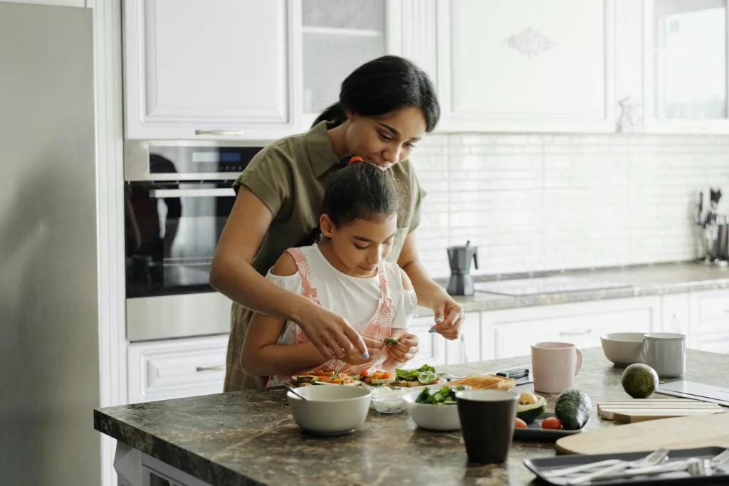 au pair meal prep for kids