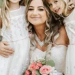 Mariia's wedding with her host kids