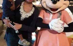 Au Pair and Minnie Mouse
