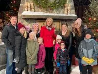 Cherel and her host family featured on local NBC news