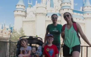 Au Pair and Host Family in Disneyland