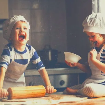 Kids baking