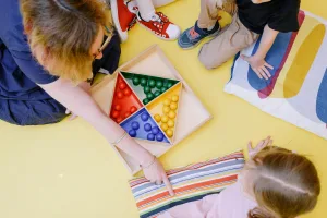 children doing fun inside activities