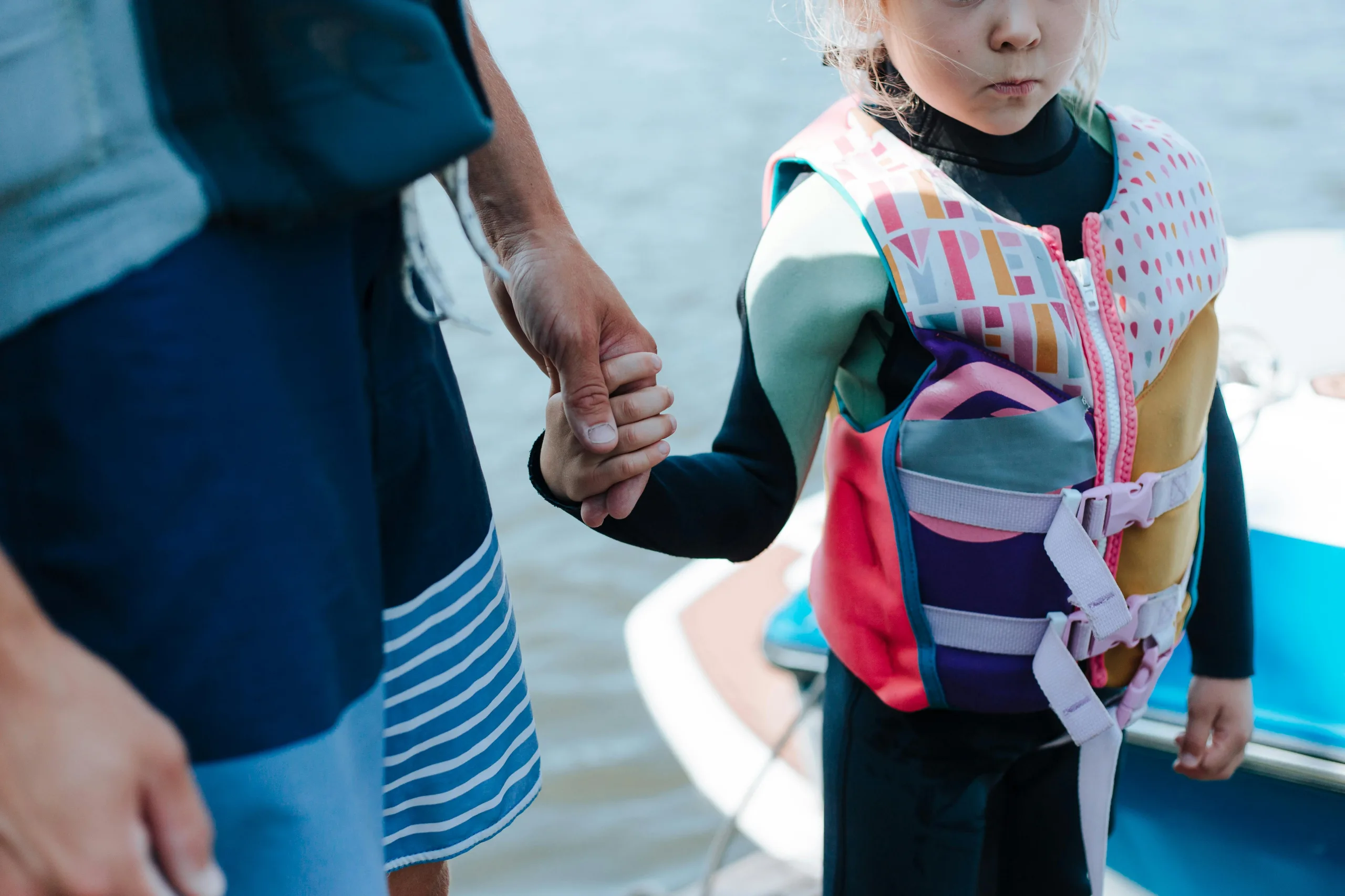 Houshold safety tips like appropriate life jackets around water.